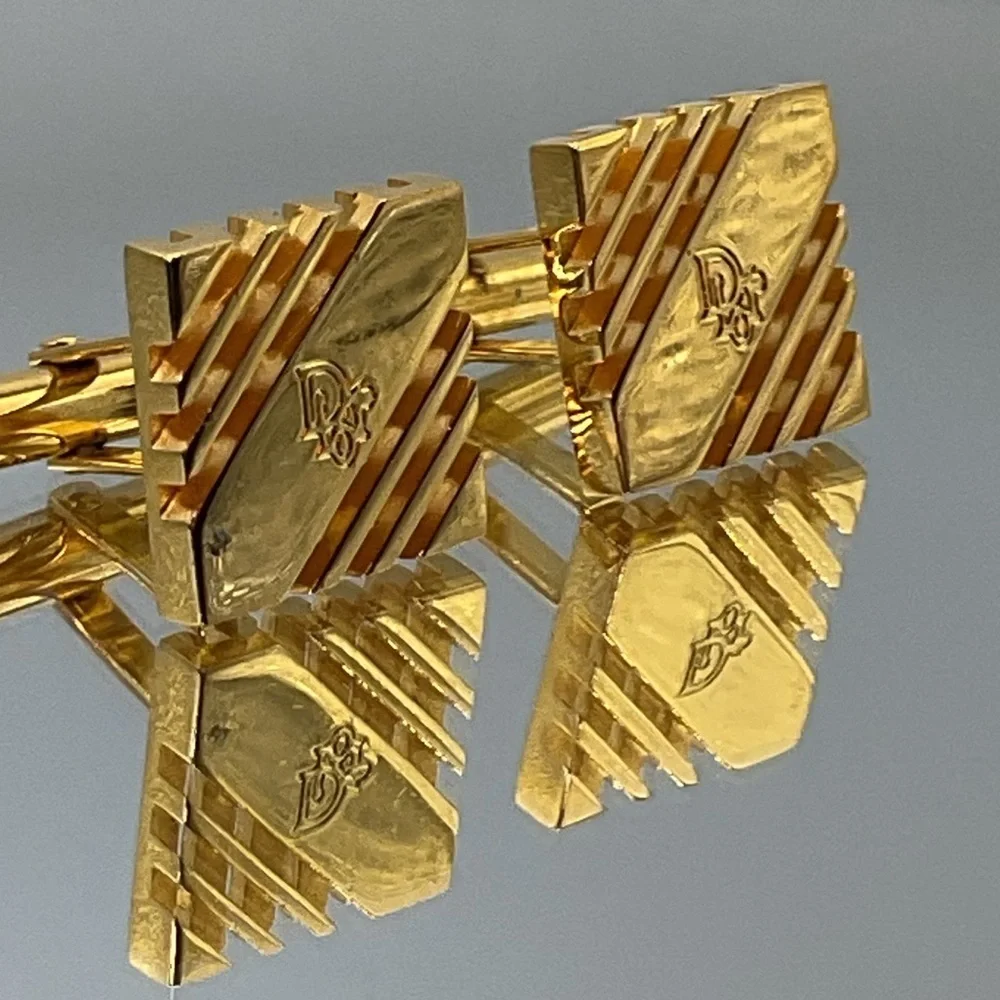 Christian Dior Logo Cufflinks